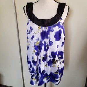 Ann Taylor Sleeveless Floral Blouse